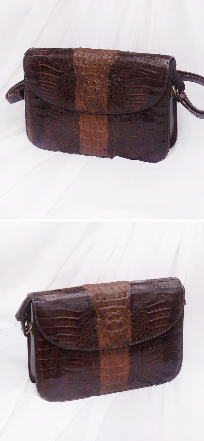 리얼 악어가죽 (크로커다일 스킨) 숄더&크로스백 상품이미지4