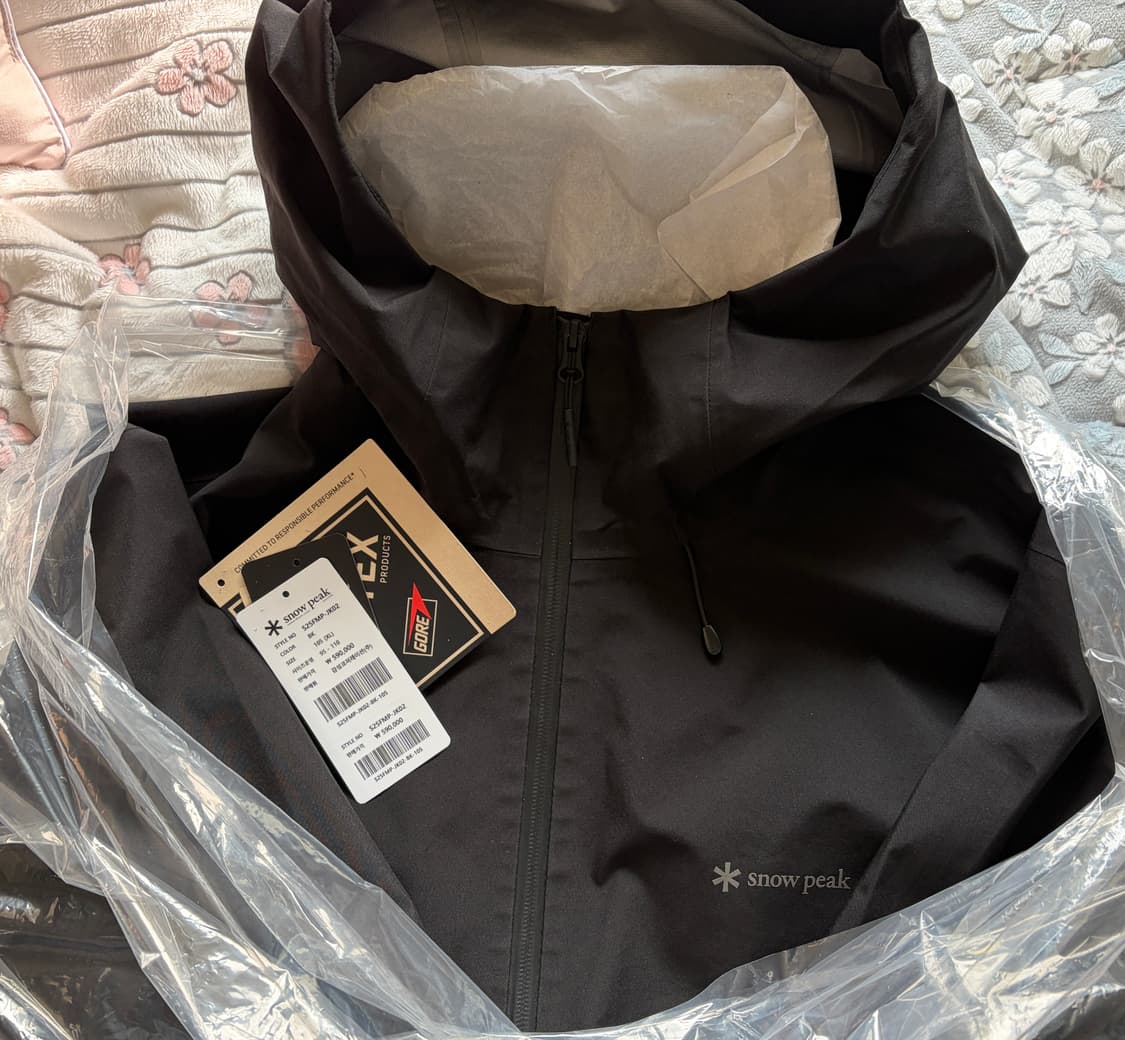 스노우피크 드라이피크 고어텍스 자켓 블랙 105 상품이미지2