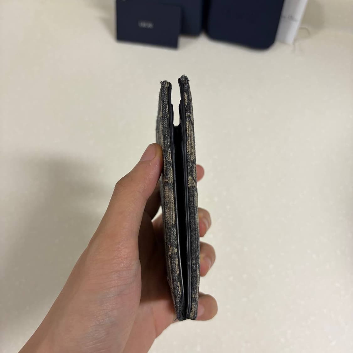 [정품] 디올 오블리크 오거나이저 베이지 상품이미지4