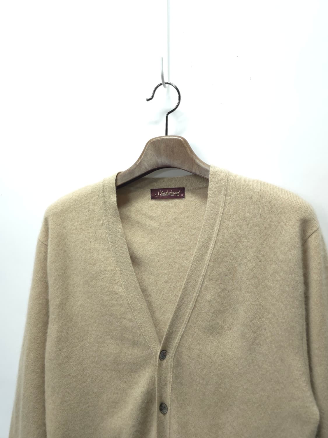 쉐이크핸드 캐시미어100% 남성 브이 가디건 (95~100) 상품이미지3