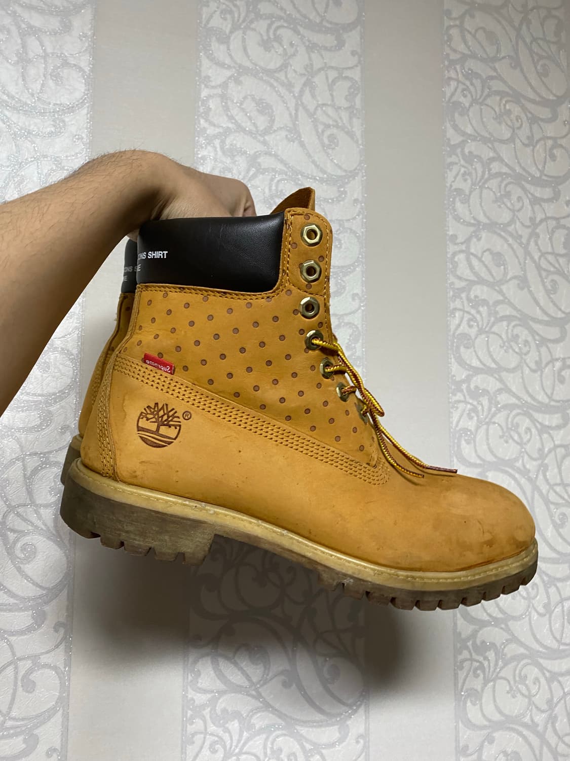 팀버랜드x꼼데가르송 셔츠x슈프림 270 상품이미지2