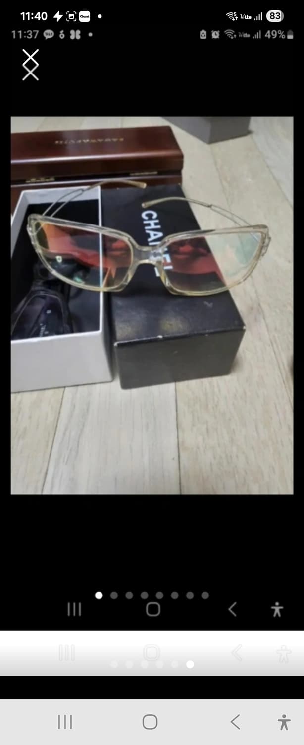 특가!정품샤넬 자선차단되는 선글라스겸안경 일본구매 (남녀공용)✨ 상품이미지6