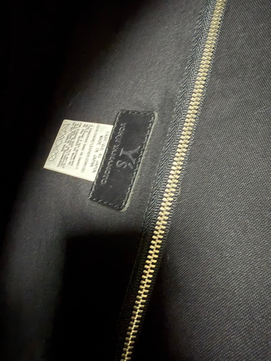 (OS)요지야마모토 레더 토트백 보스턴백 상품이미지7