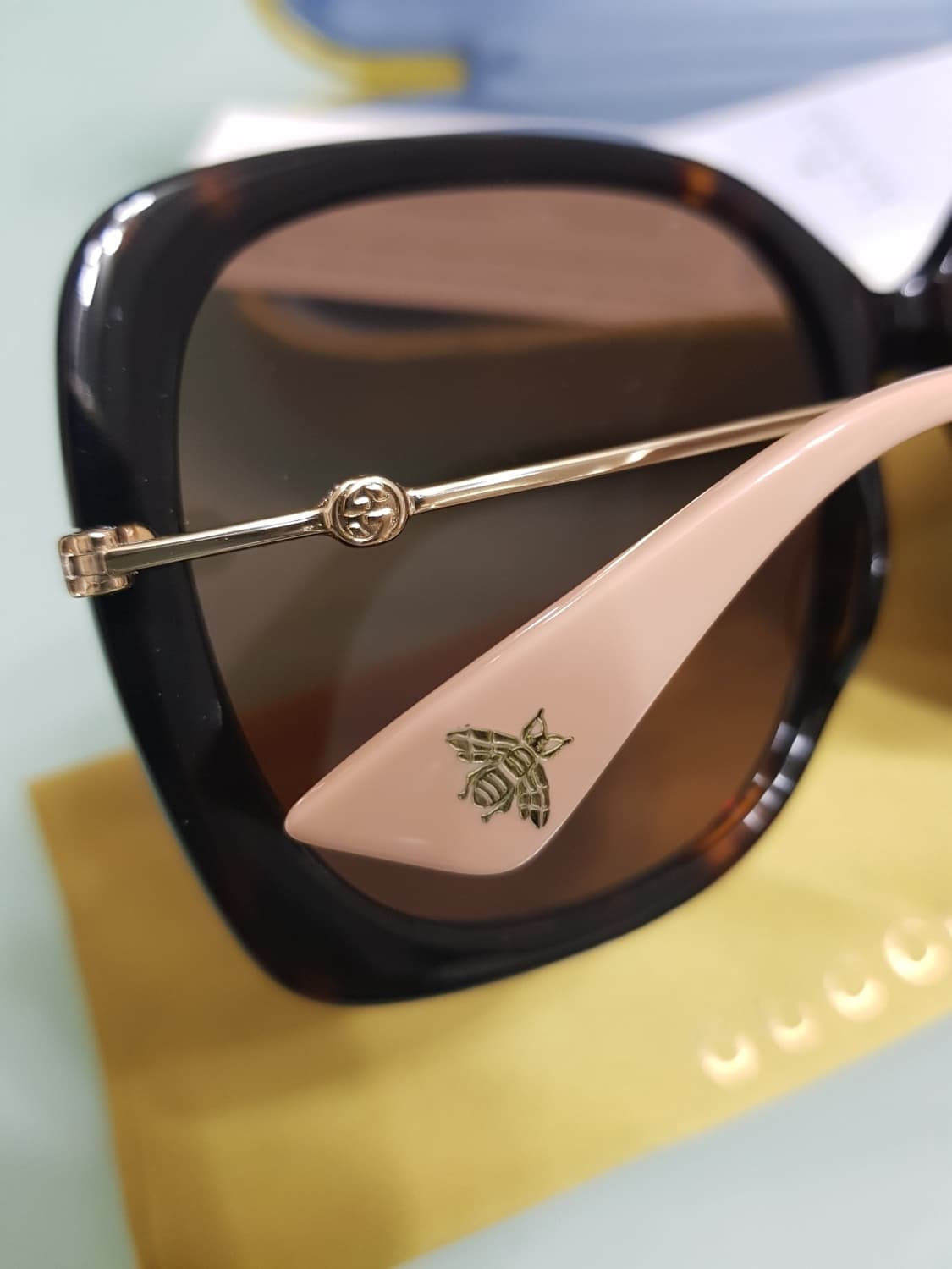 구찌 허니비브라운선글라스(새상품 풀구성) 상품이미지4