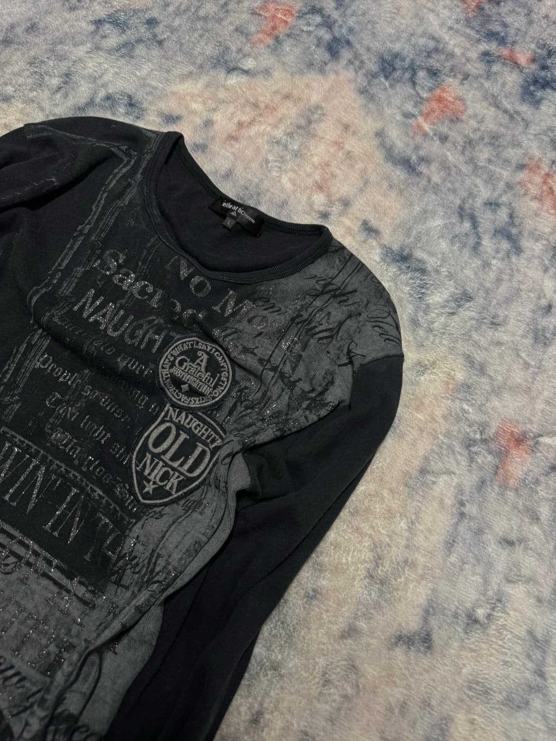 In the attic glitter vkei ribbed cut sew 상품이미지4