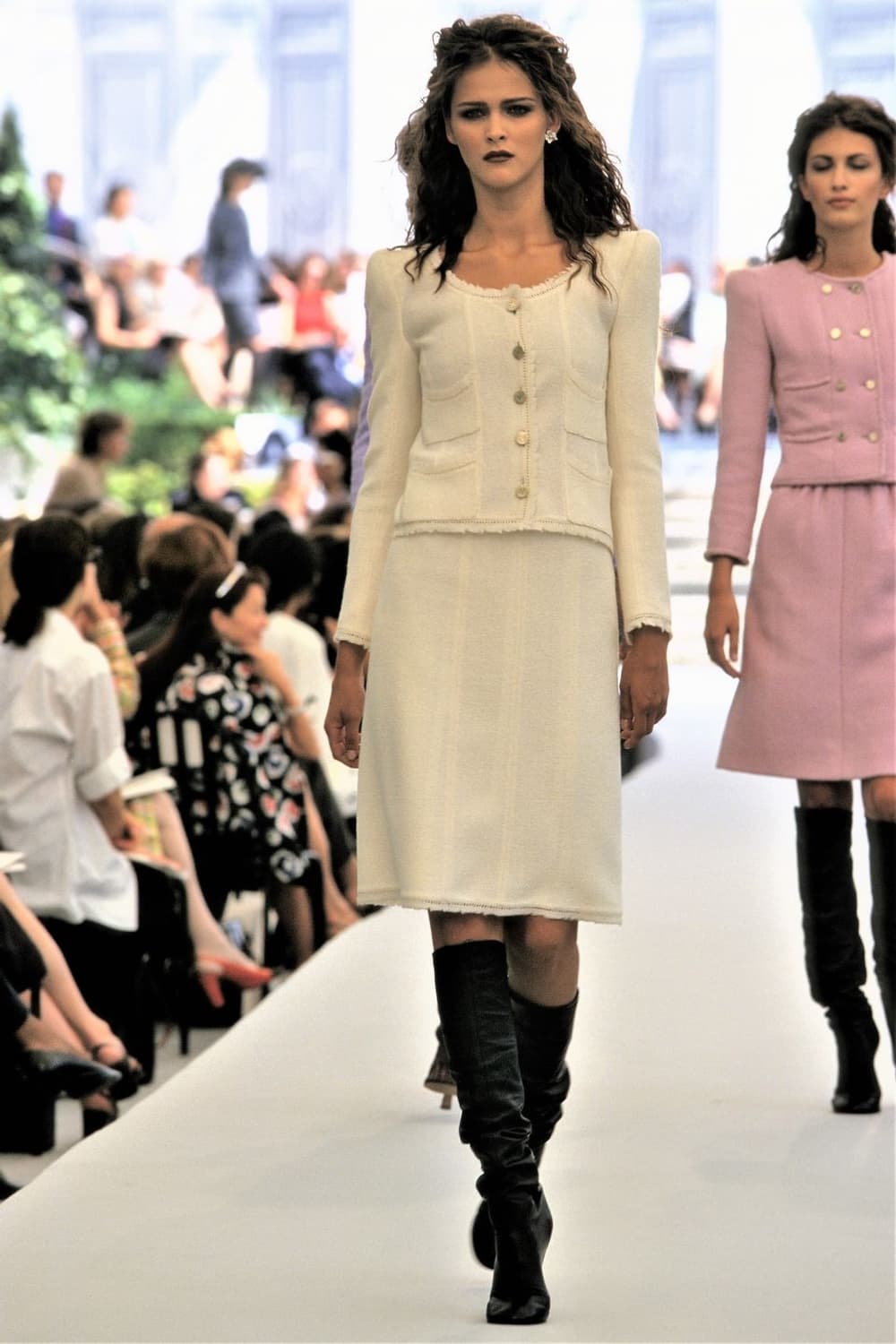 Chanel 샤넬 1997 컬렉션 울 스커트 상품이미지7