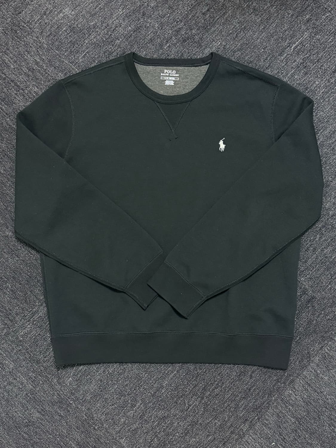 폴로 블랙 맨투맨 상품이미지3