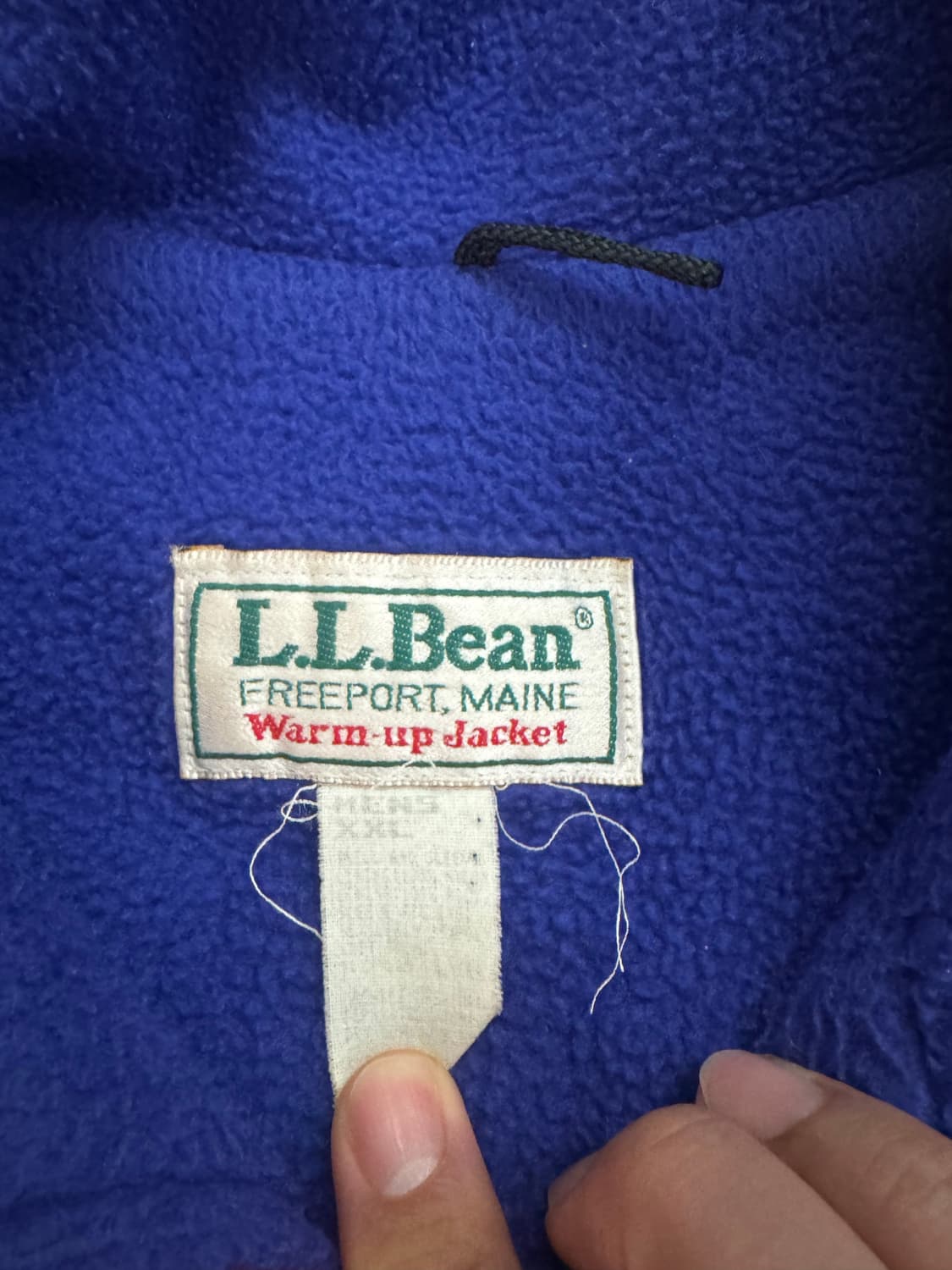 90‘s 빈티지 LL Bean 웜업 자켓 XXL 상품이미지4