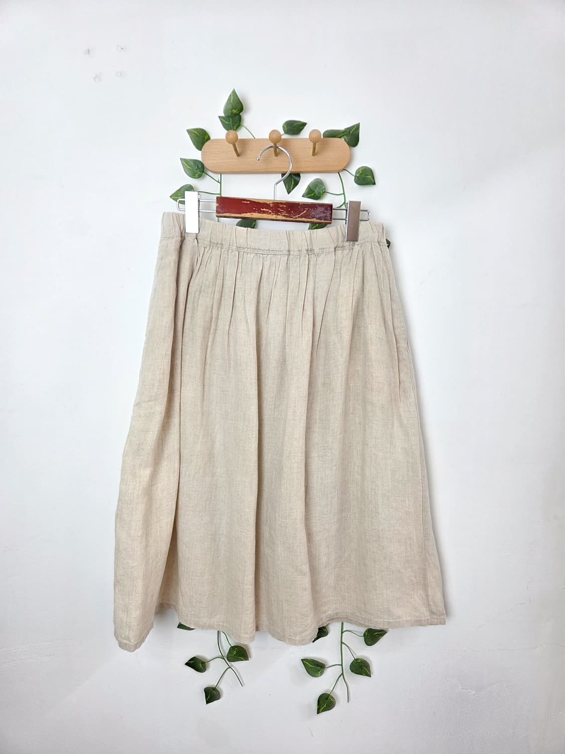 코지 린넨 스커트 상품이미지1