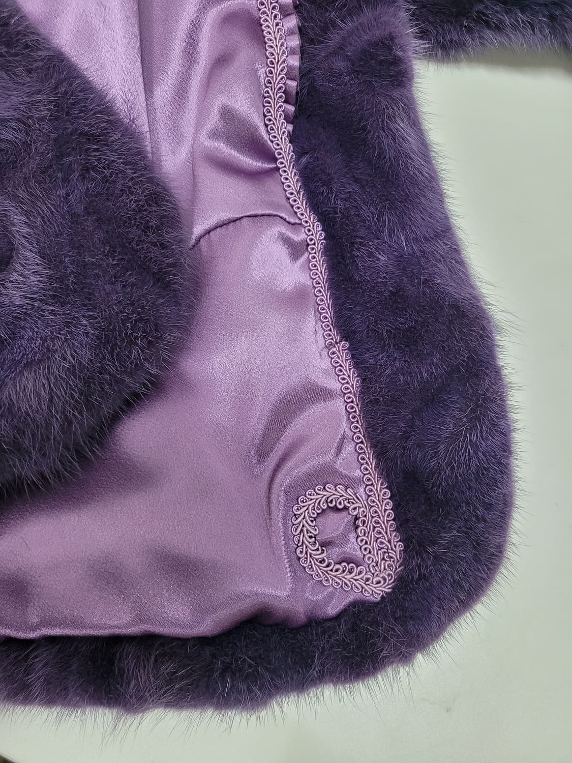 K.D.C 밍크 숏 코트 / 여 91-99-160 투톤퍼플
 상품이미지6