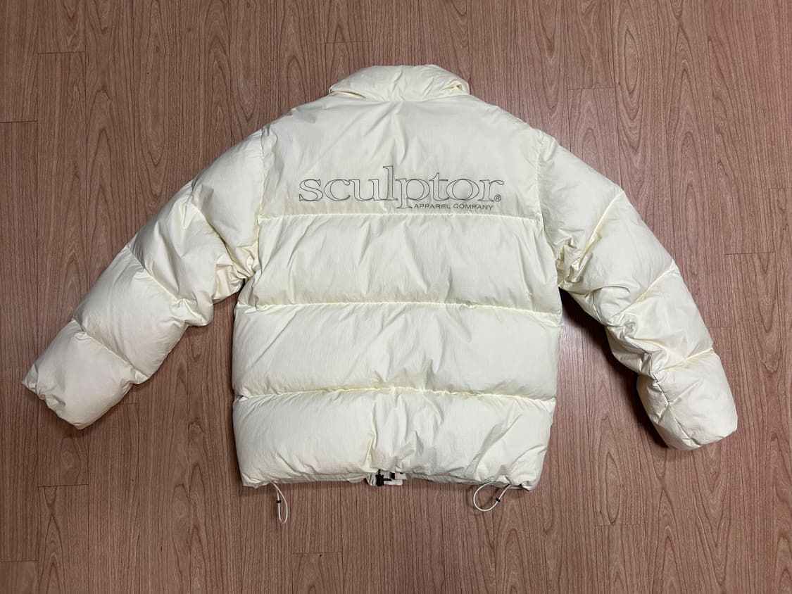 스컬프터 오버사이즈 푸퍼 다운(아이보리/L) 밀로우먼코이세이오디스커버리 상품이미지5