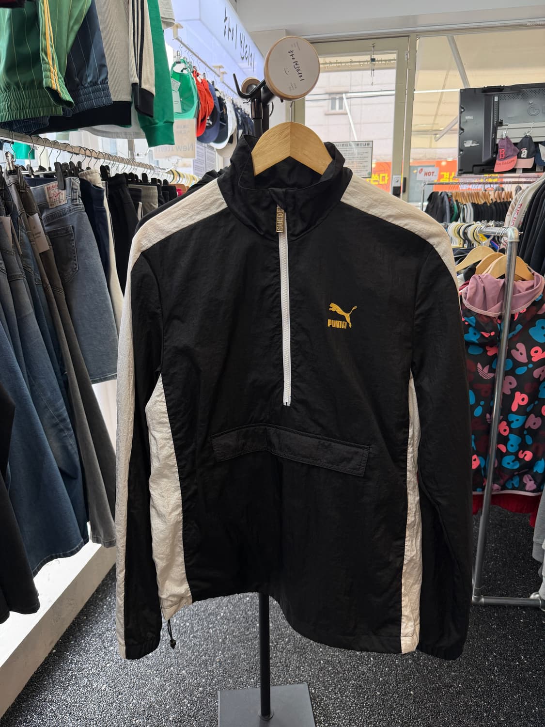 푸마 비보이 아노락 바람막이 M 상품이미지1