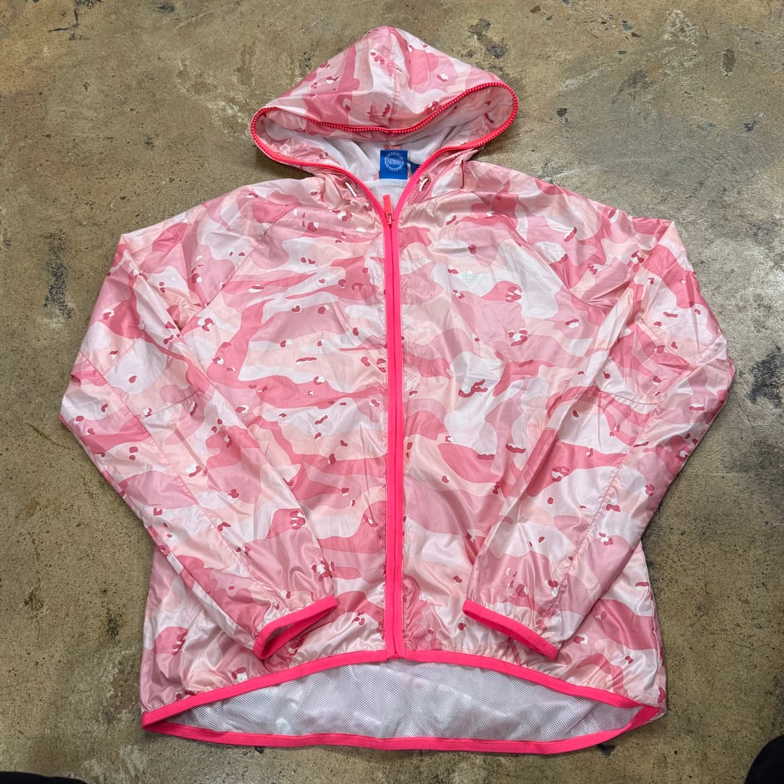 아디다스 핑크 카모 바람막이 상품이미지2