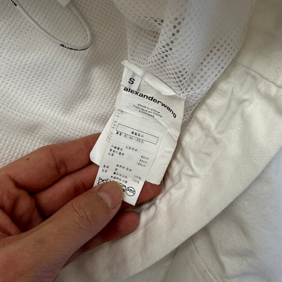 Alexander wang 코튼 후드 상품이미지3