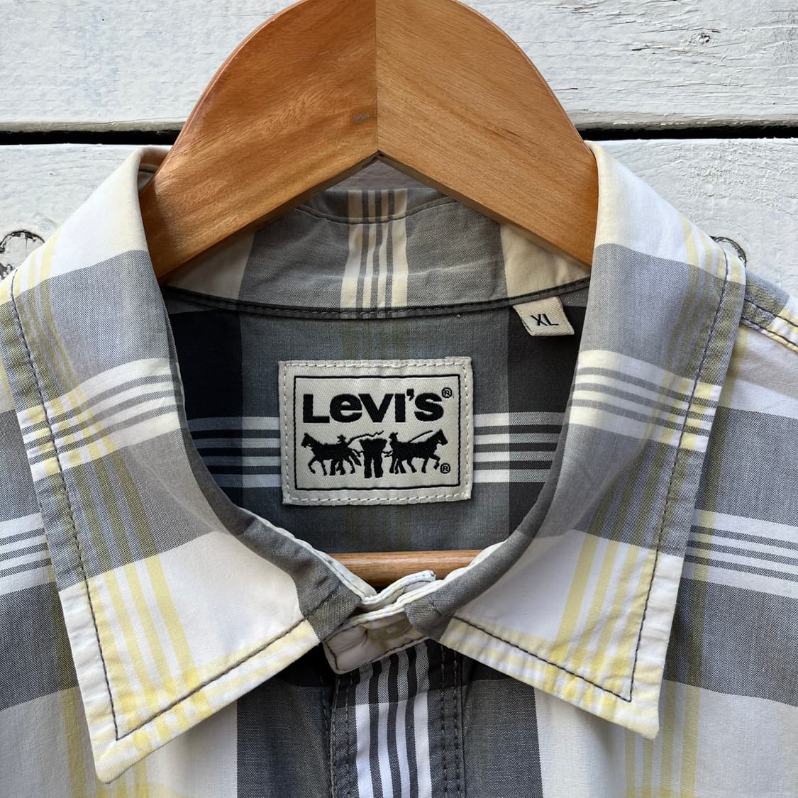 Levi’s 리바이스 체크 반팔 셔츠 상품이미지4