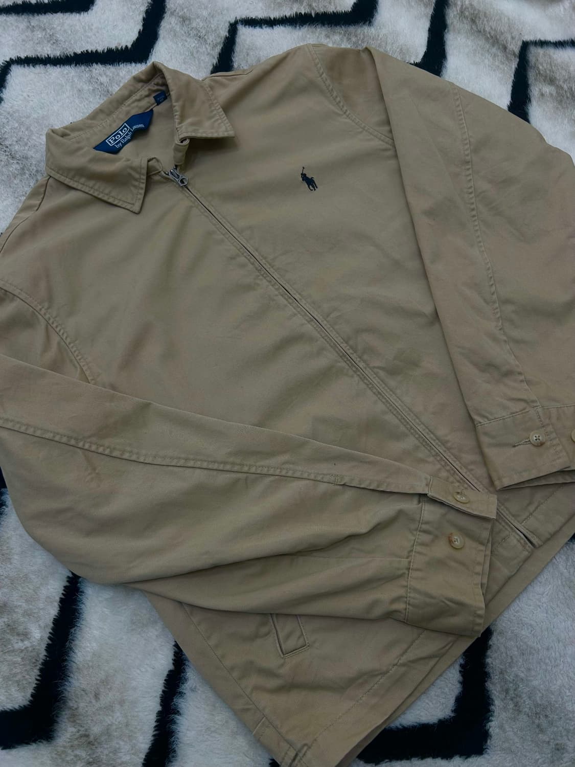 [L]폴로랄프로렌 코튼 블루종/베이지 상품이미지2