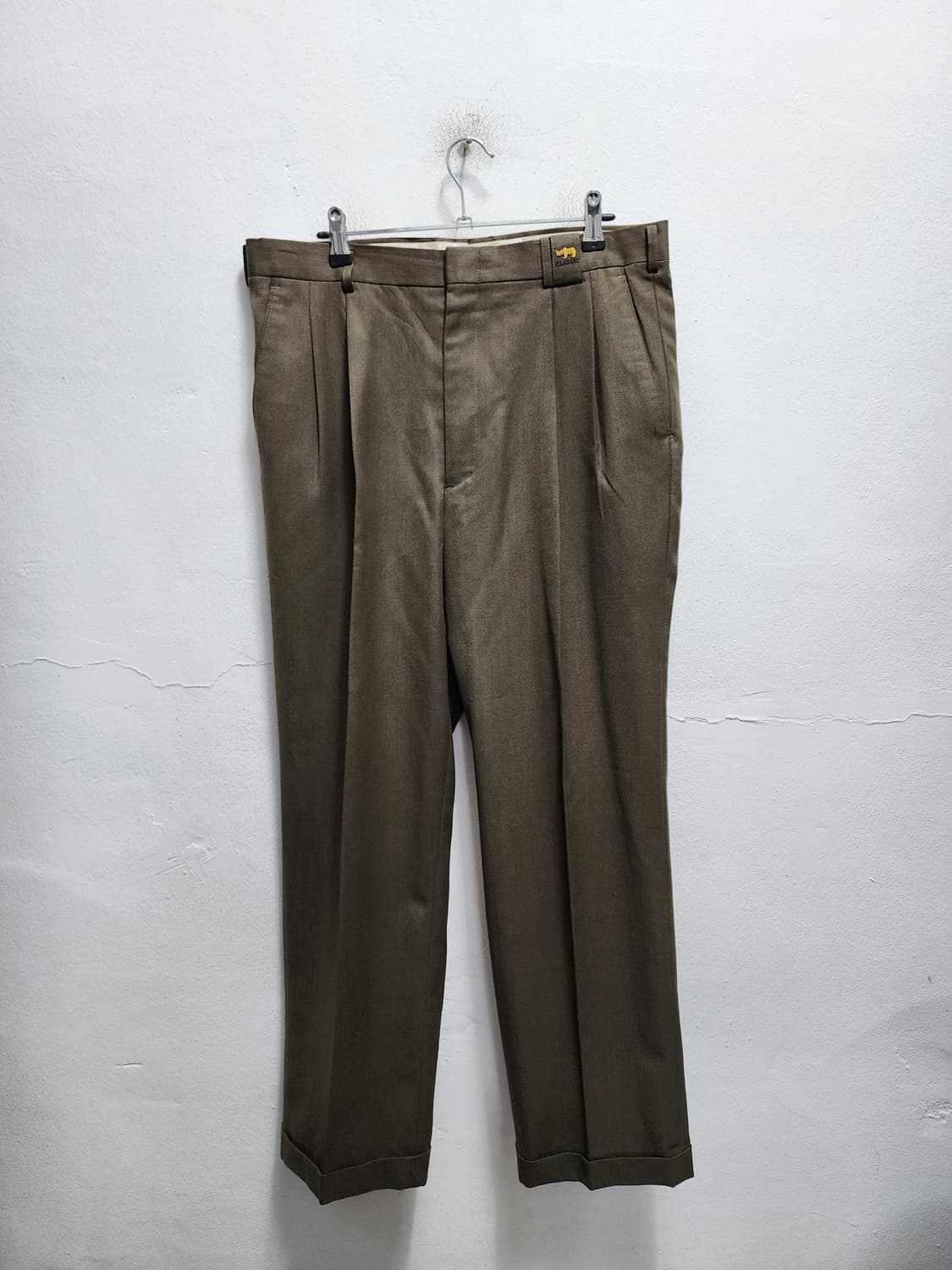 PAT 브라운 슬랙스 상품이미지1