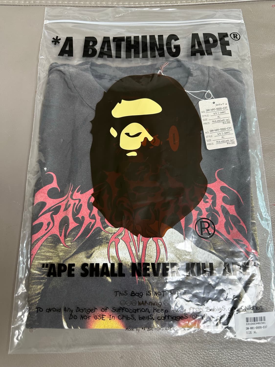 [XL] 25FW 세인트미카엘 X 베이프 티셔츠 SAINT BAPE 상품이미지7