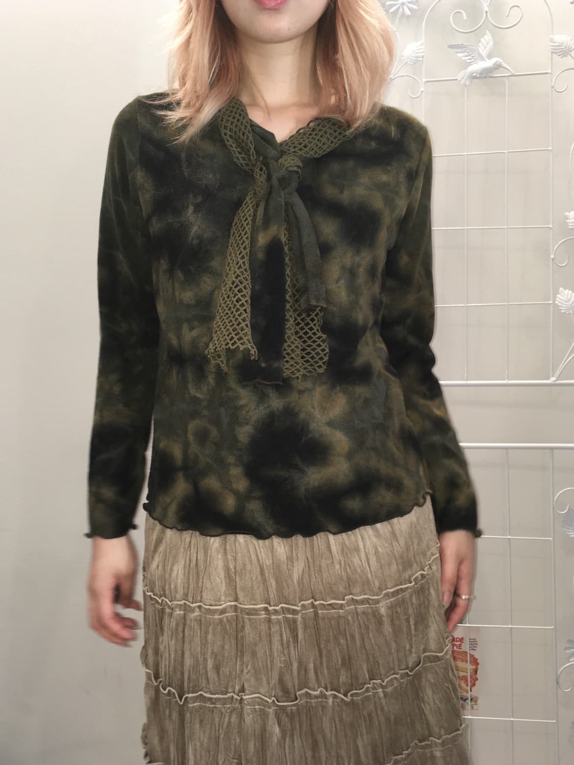 jpn vintage khaki twist knit 상품이미지3