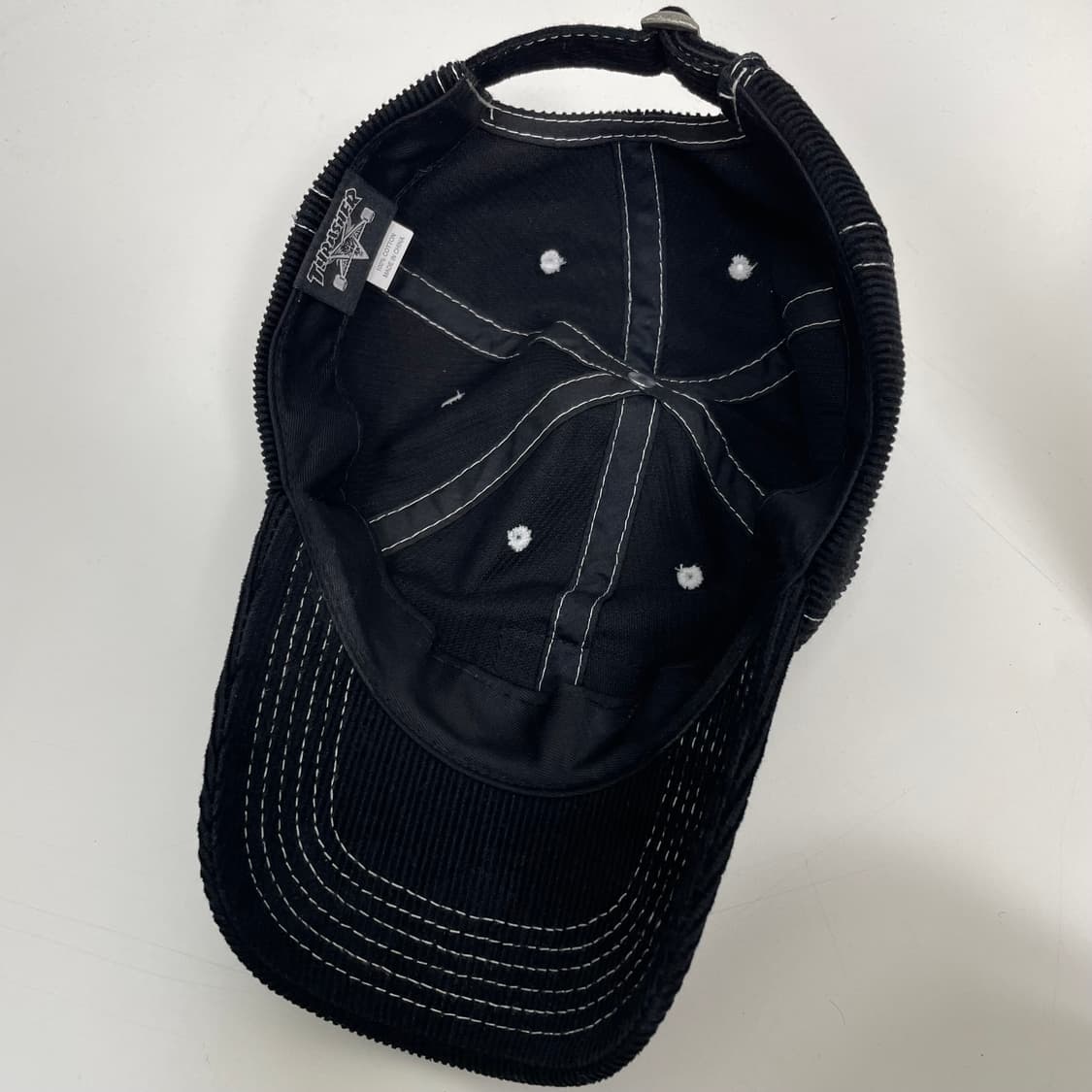 트래셔 블랙 코듀로이 볼캡 상품이미지5