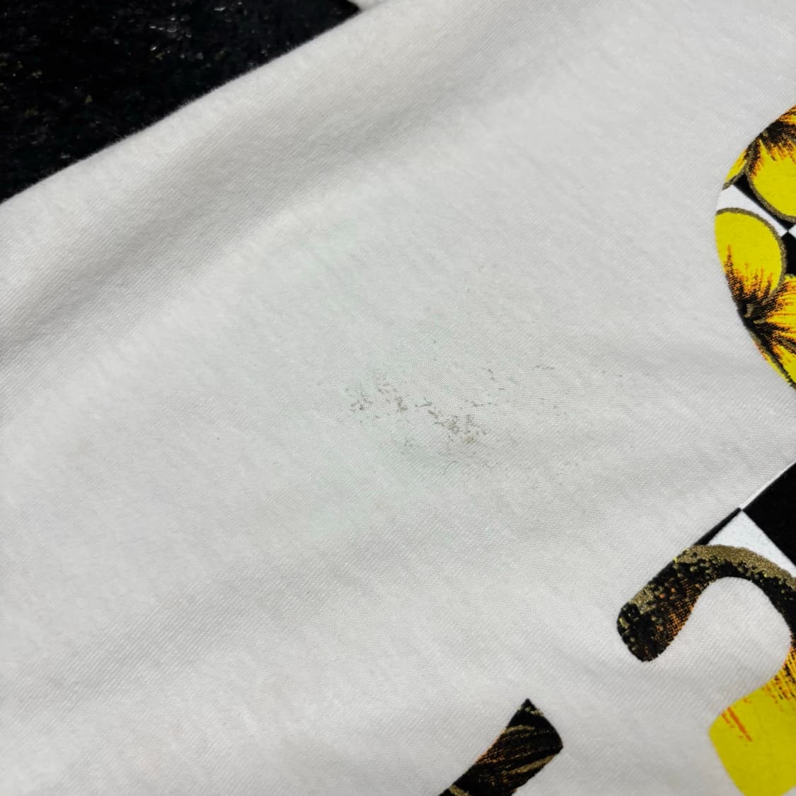 (90)Stussy 스컬 로고 반팔 티셔츠 화이트 상품이미지4