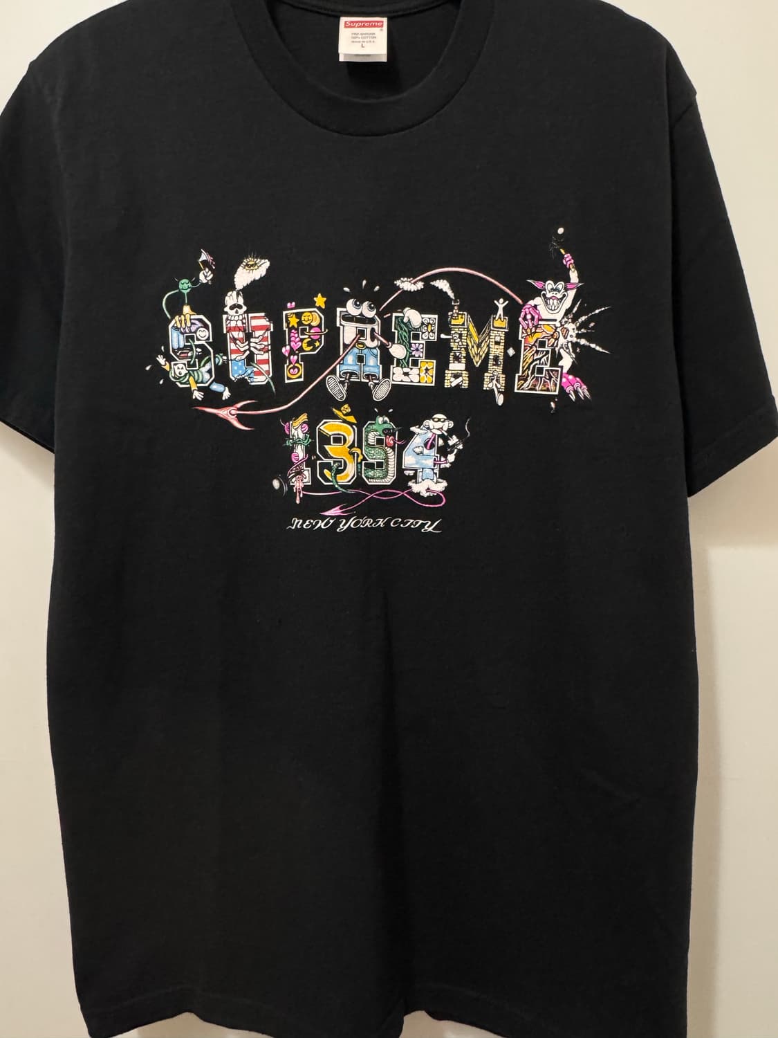 Supreme Varsity T-Shirt Black -  상품이미지1