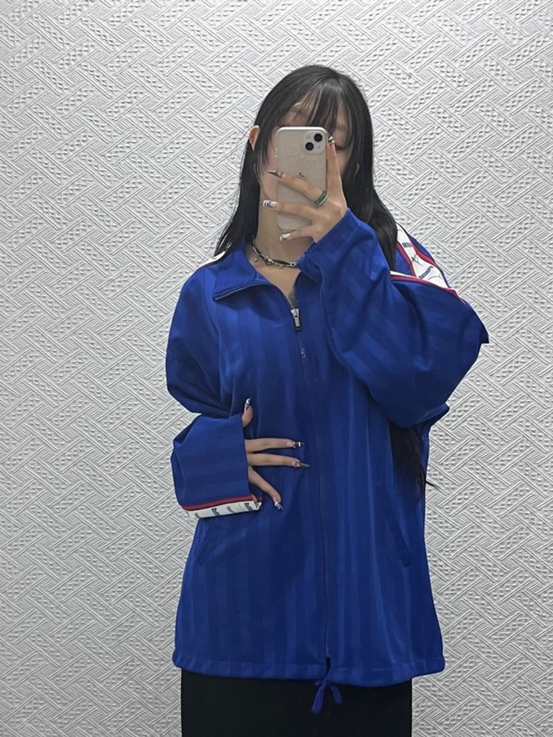 푸마 일본판 올드스쿨 스트릿 슬리브로고 져지 집업 XL C07742 상품이미지2