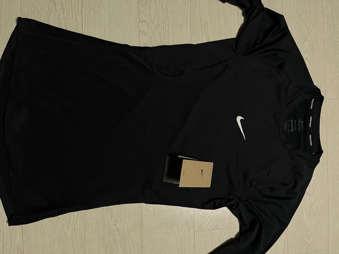 나이키 프로 드라이핏 롱슬리브 블랙  상품이미지1