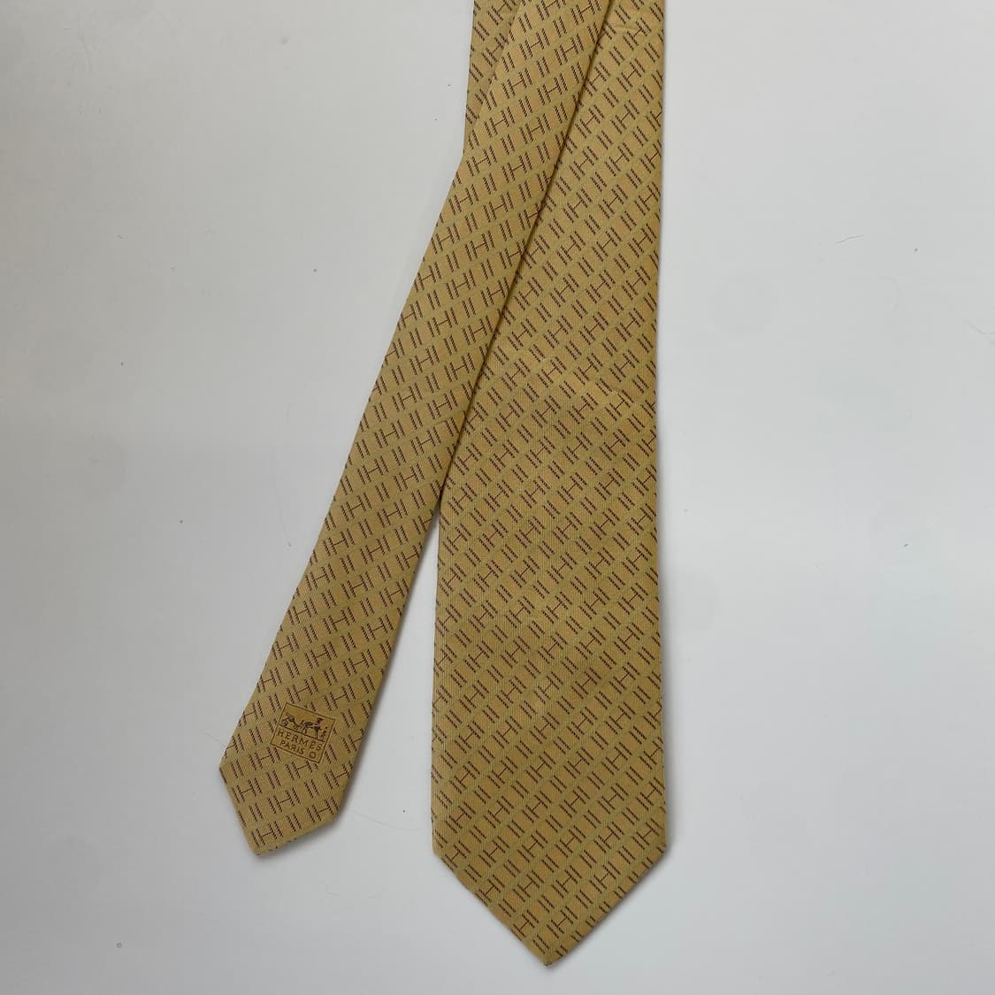 에르메스(HERMES) H모노그램 명품 정품 넥타이 상품이미지2