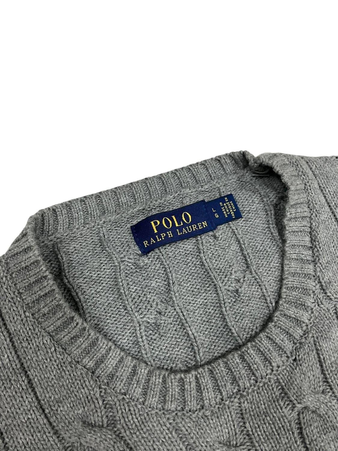폴로 랄프로렌 케이블 니트 L 상품이미지2