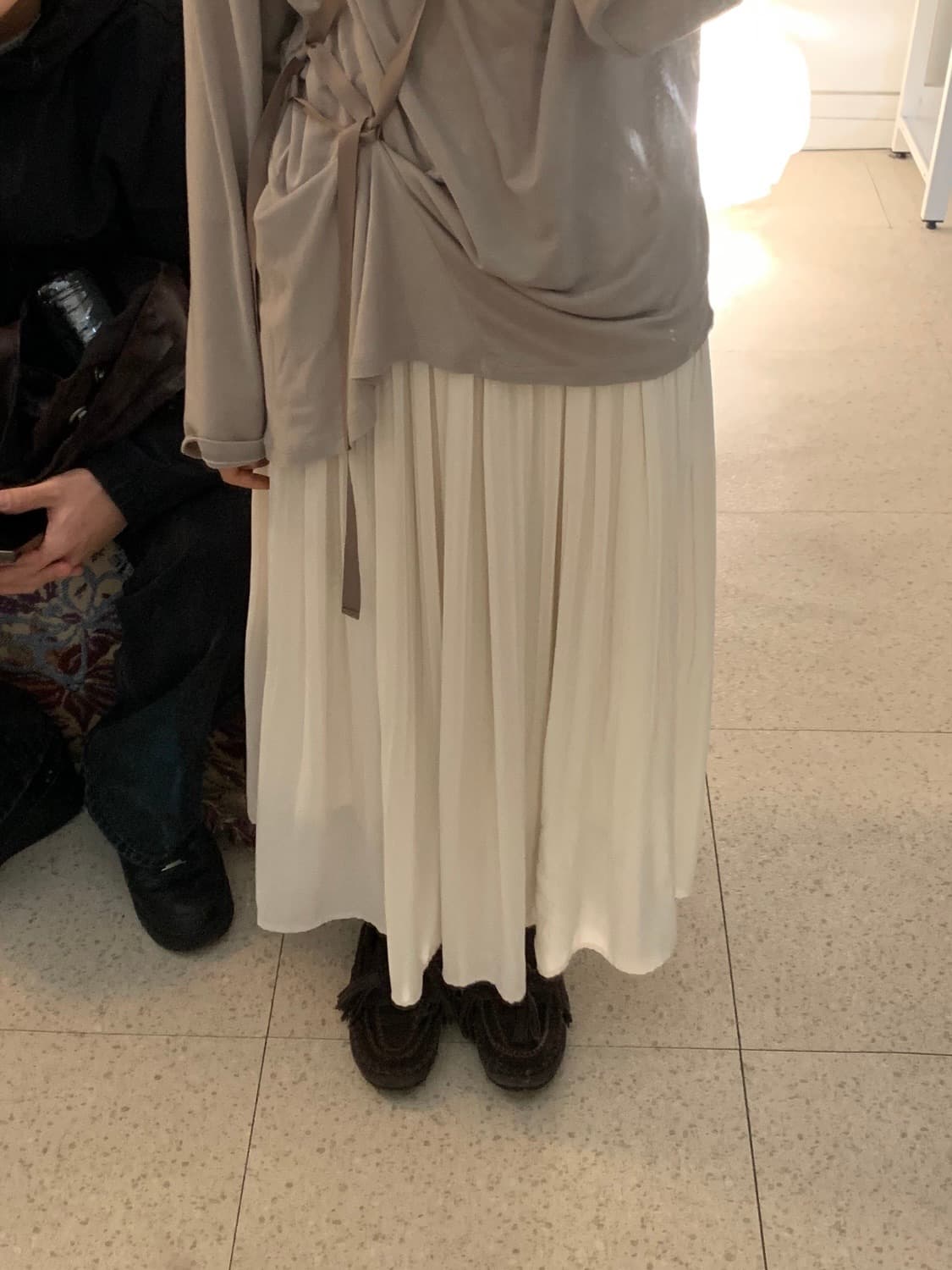 쉬어 플리츠 스커트 상품이미지1