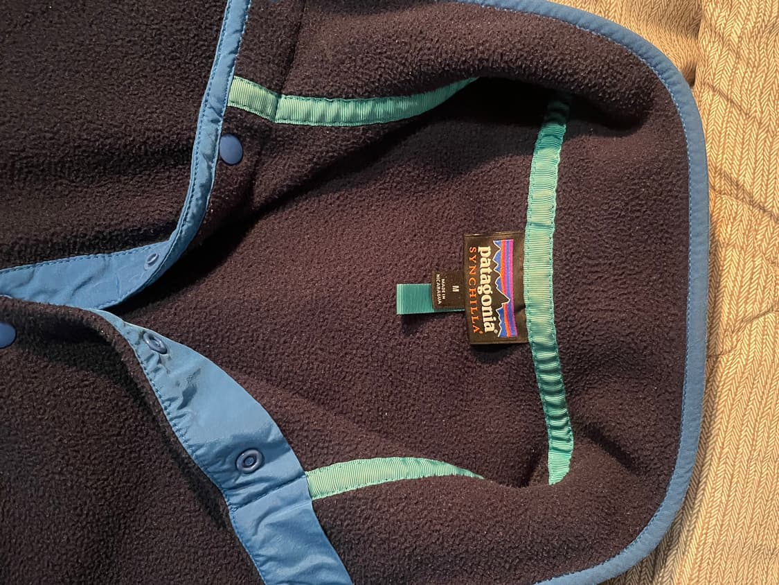 파타고니아 신칠라 레드네이비 M 상품이미지5