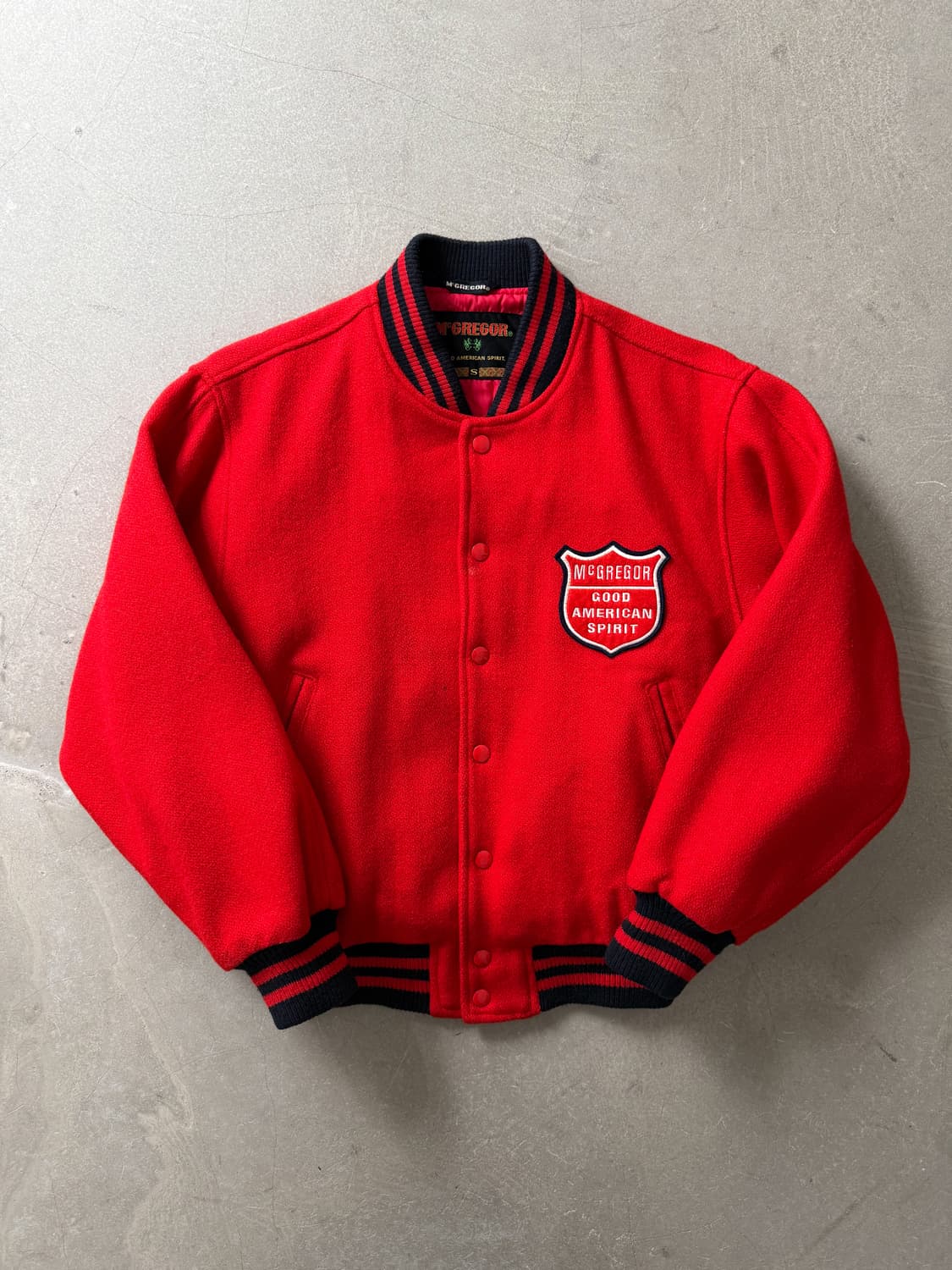 McGregor Wool Varsity Bomber Jacket 상품이미지3
