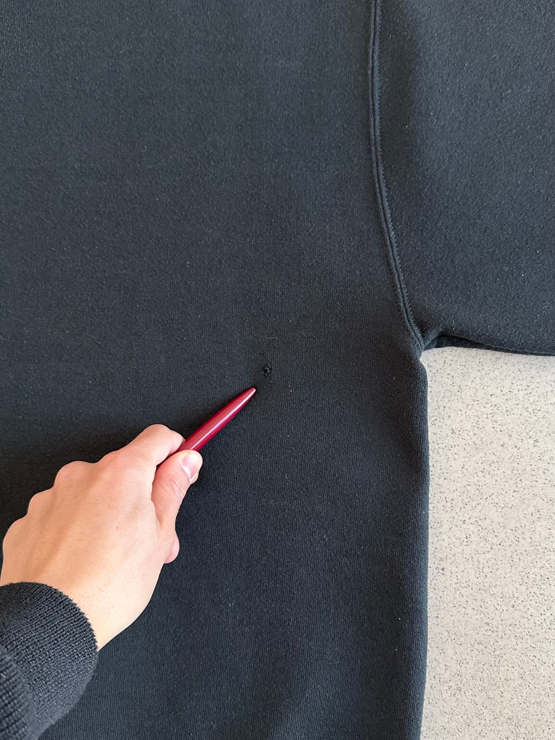 90s 빈티지 러셀 스웻셔츠 블랙 L USA 상품이미지6