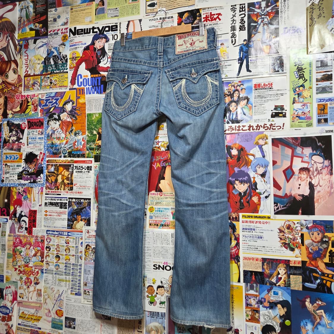 트루릴리전 레인보우 빌리 세미 부츠컷 팬츠 상품이미지1