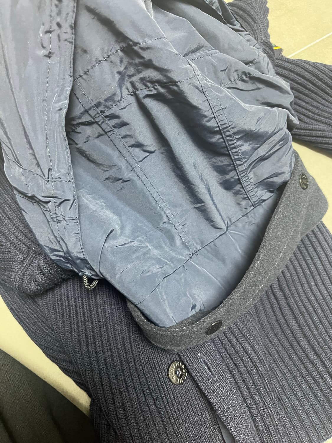 스톤아일랜드 니트 후드집업 Xl 상품이미지7