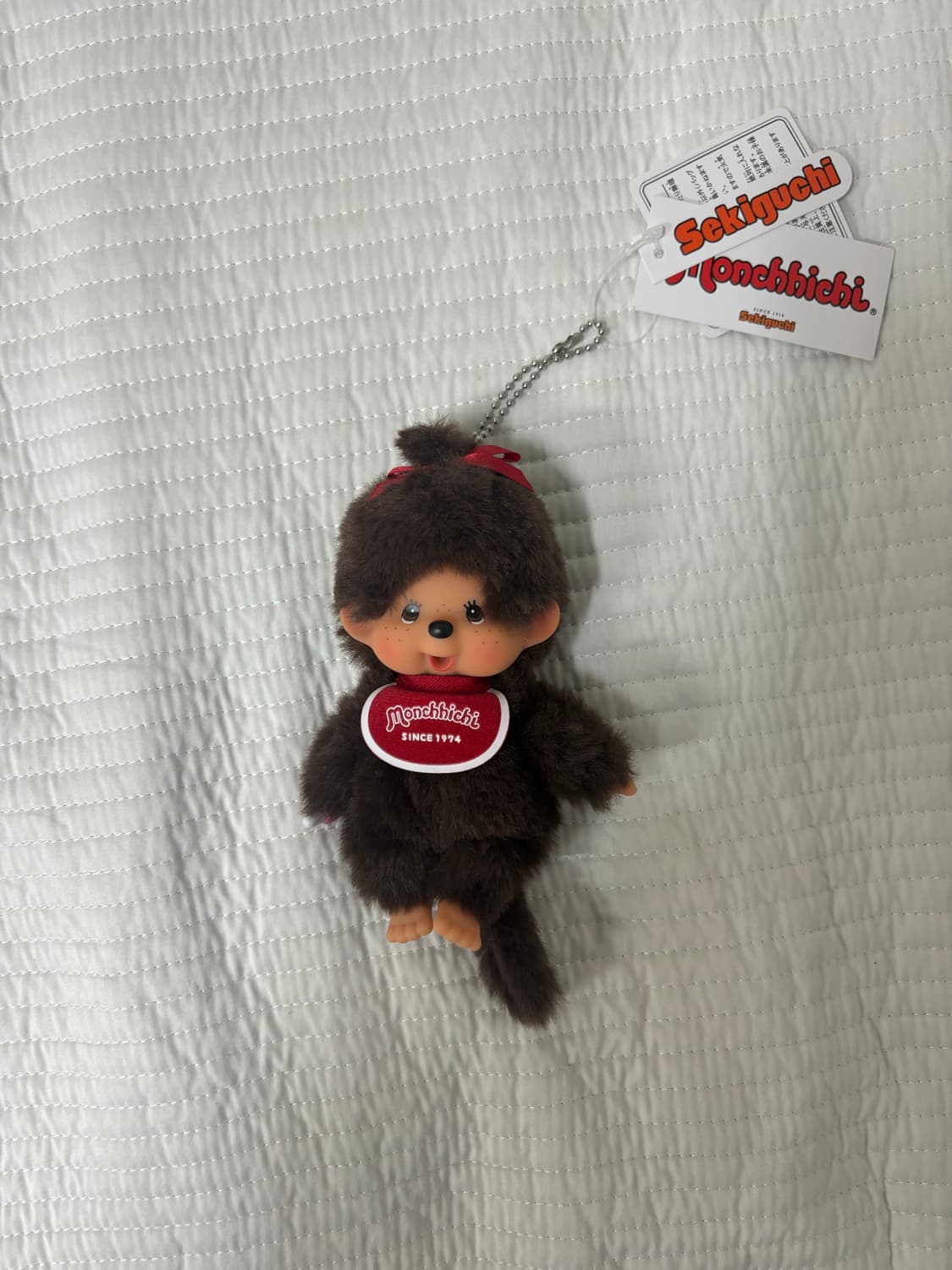 몬치치 SS 걸 키 체인 브라운 몬치치 걸 키링 상품이미지1