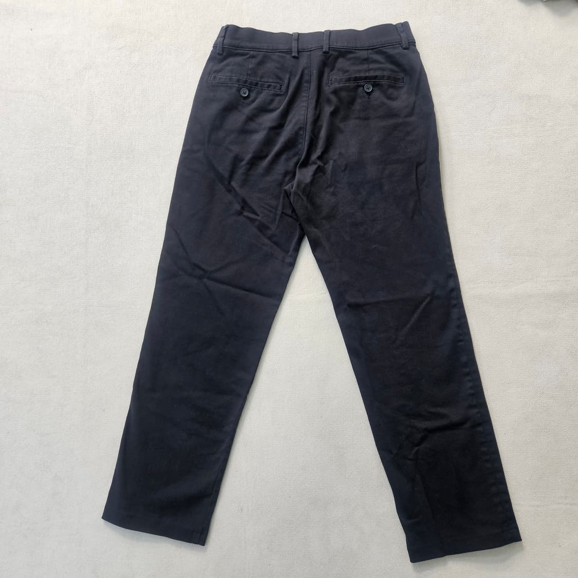 30 빈티지 여성 블랙 치노 팬츠 0406Y 상품이미지2