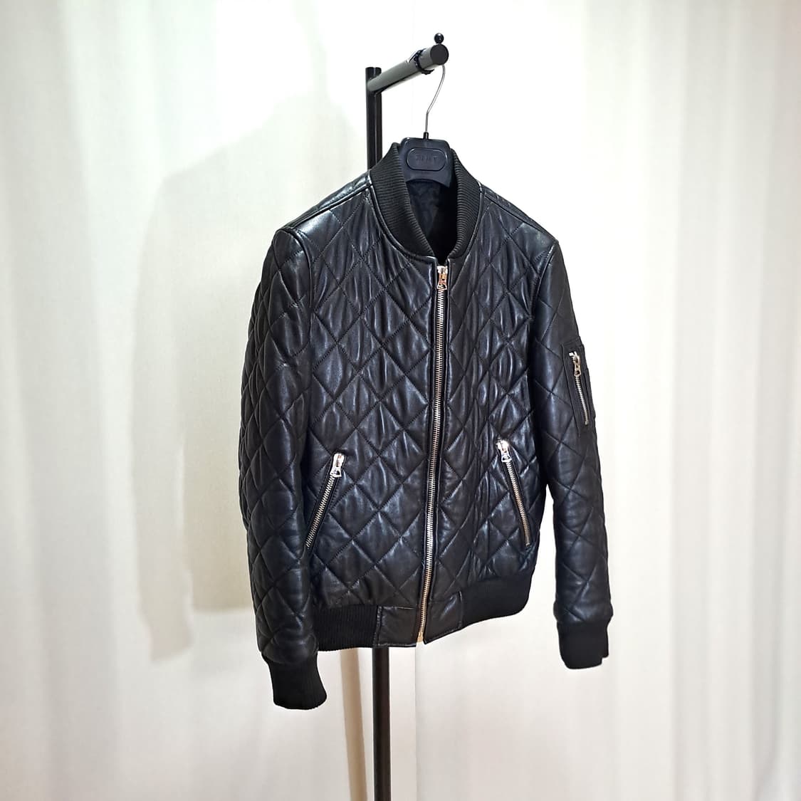 (택포) 양가죽 퀼팅 마원 자켓 95 B659 상품이미지2