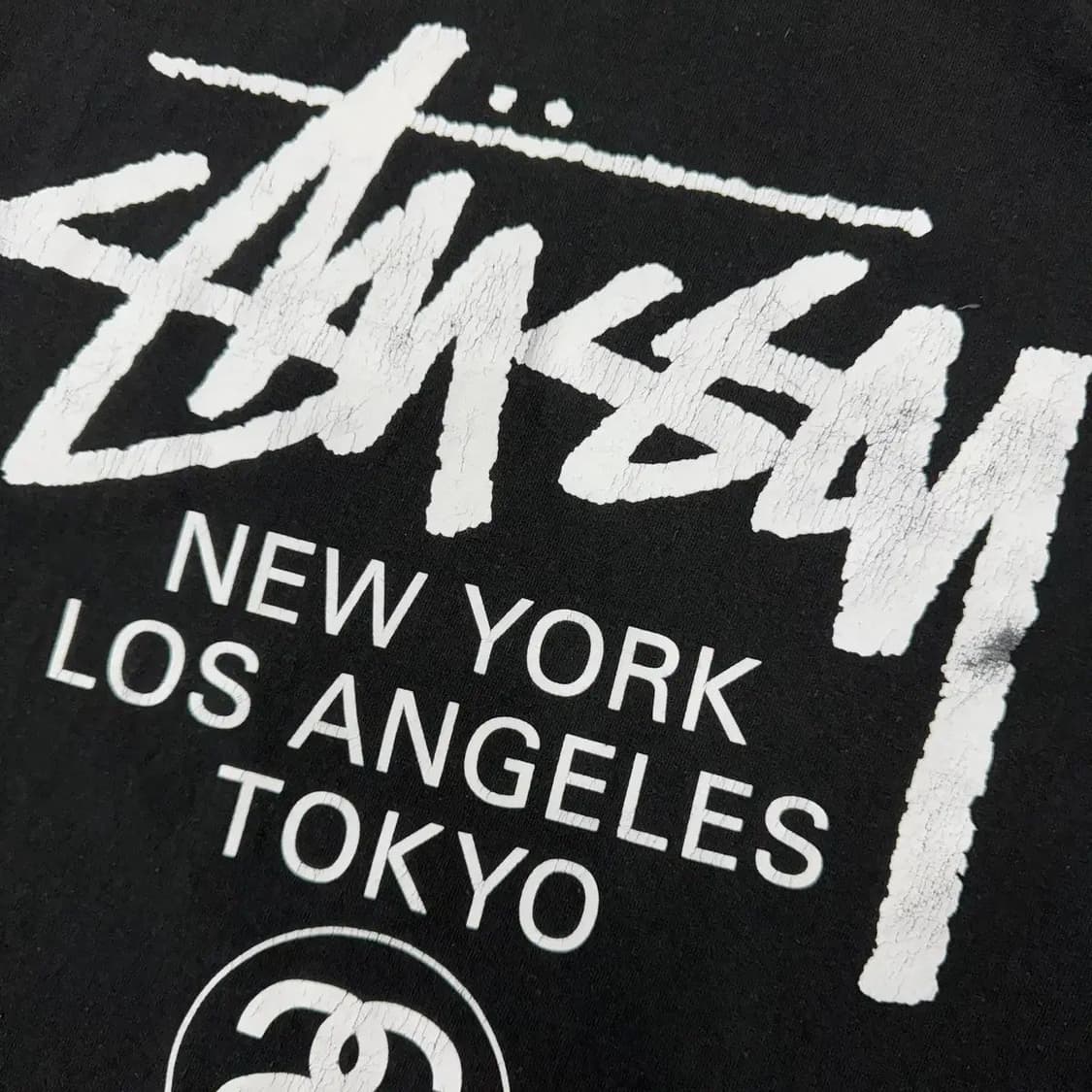 XL Stussy 스투시 월드투어 롱 슬리브 긴팔 티셔츠  상품이미지4