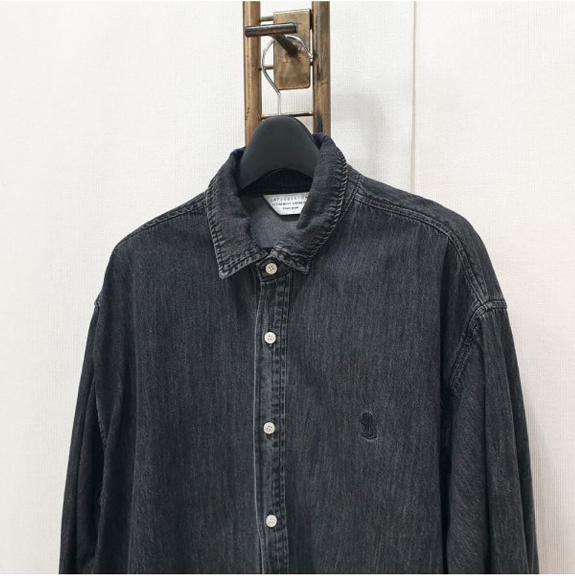 라퍼지스토어 흑청 데님 셔츠 상품이미지2