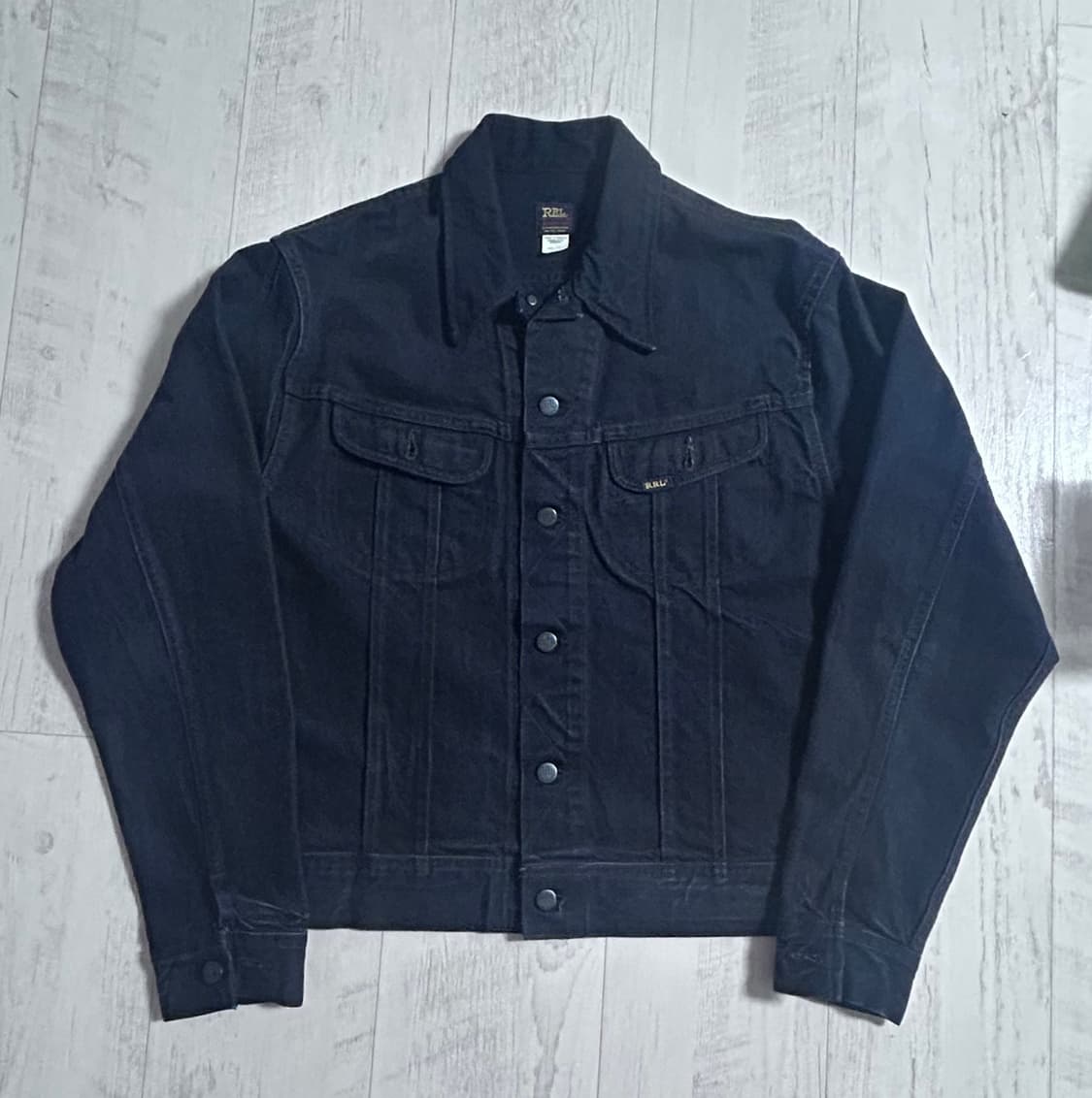 RRL LOT 271 흑청 블랙 데님 자켓 L 상품이미지1