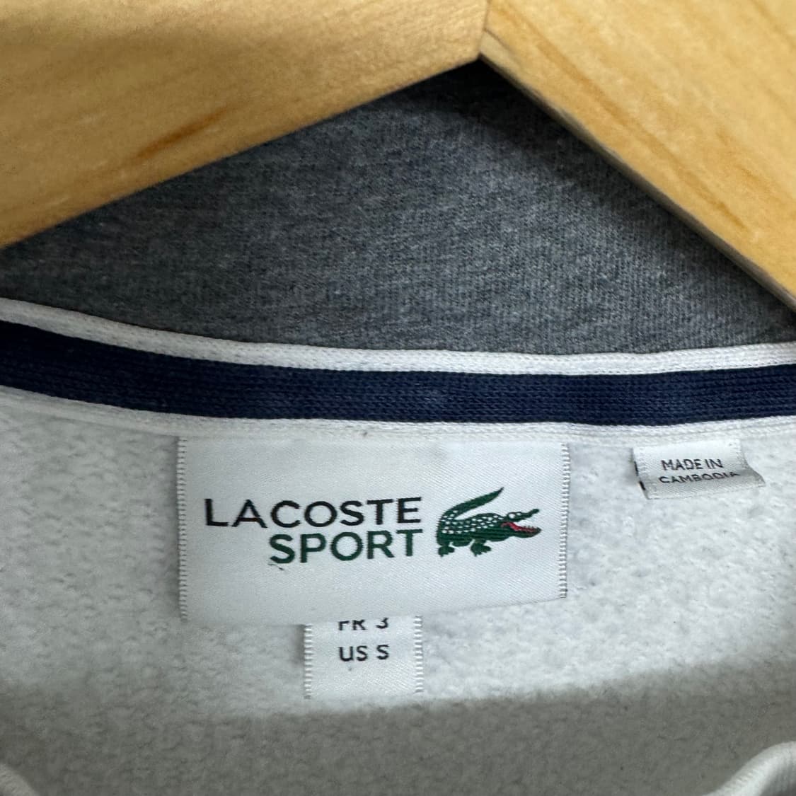 라코스테 로고 후드티  상품이미지3