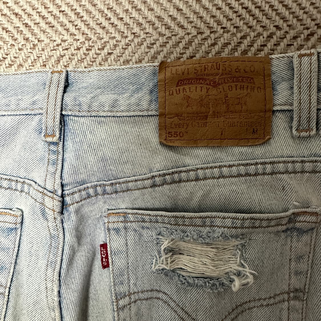 LEVI'S 550 90's usa made denim pants 상품이미지3