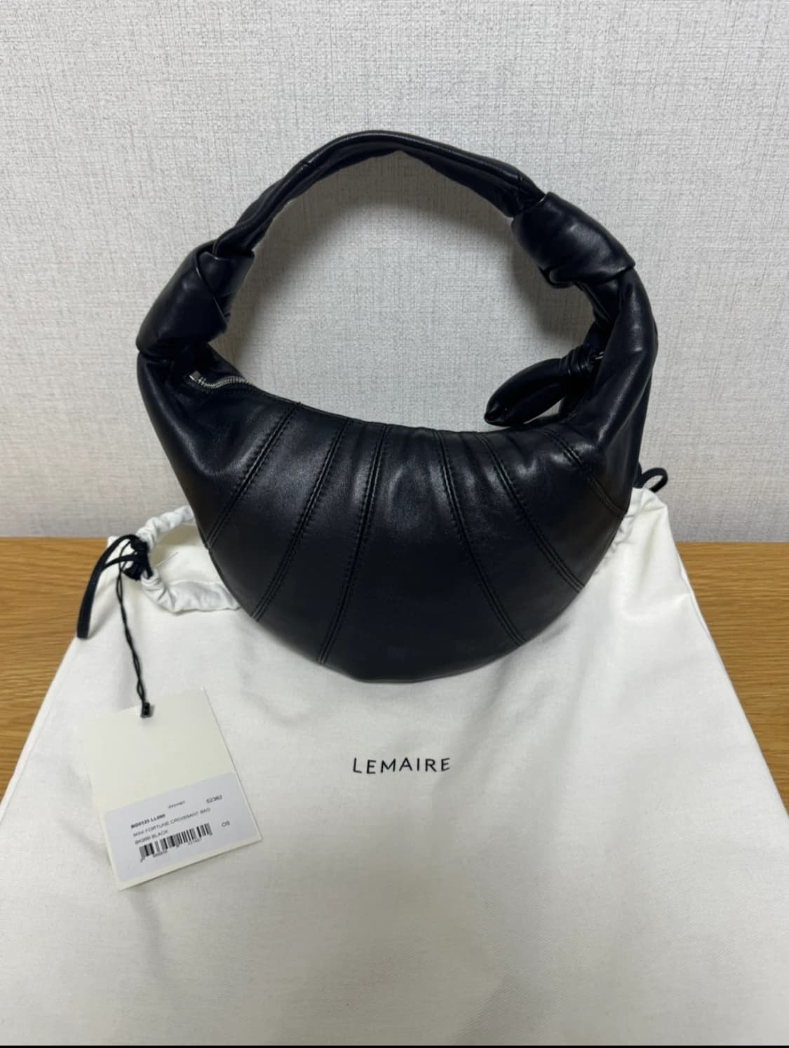 르메르 포춘백 미니 블랙 상품이미지2