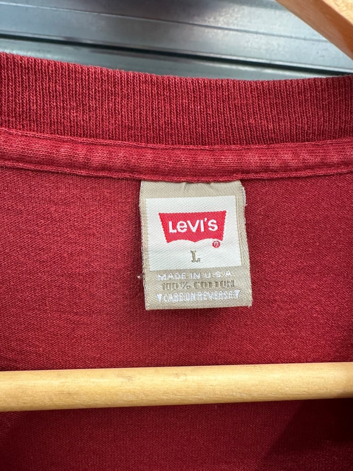 (L)90'S 리바이스 USA 반팔-M595 상품이미지3