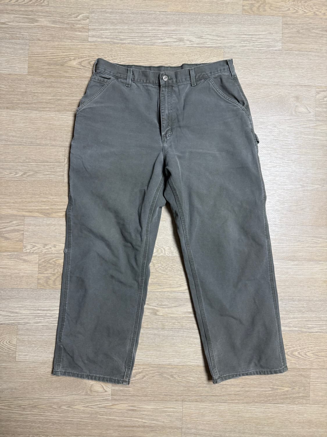 빈티지 멕시코제 칼하트 싱글니 모스그린 36x30 상품이미지1