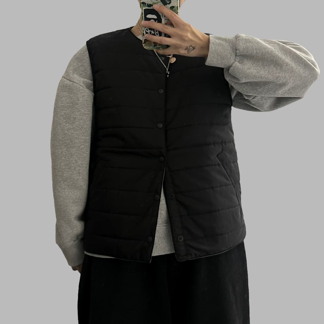 아스노핏 신슐레이트 경량 패딩 조끼 상품이미지2