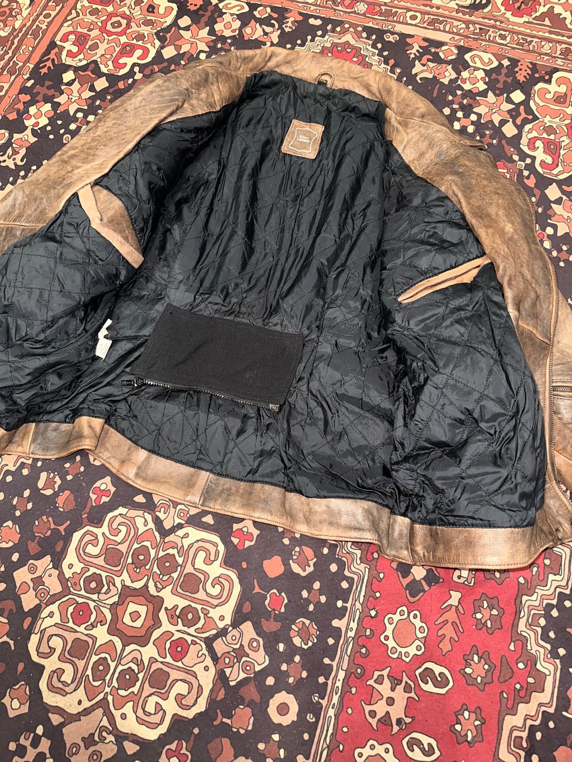 ( XL ) 라이더자켓 바이커자켓 가죽자켓 빈티지가죽 봄버자켓 상품이미지8