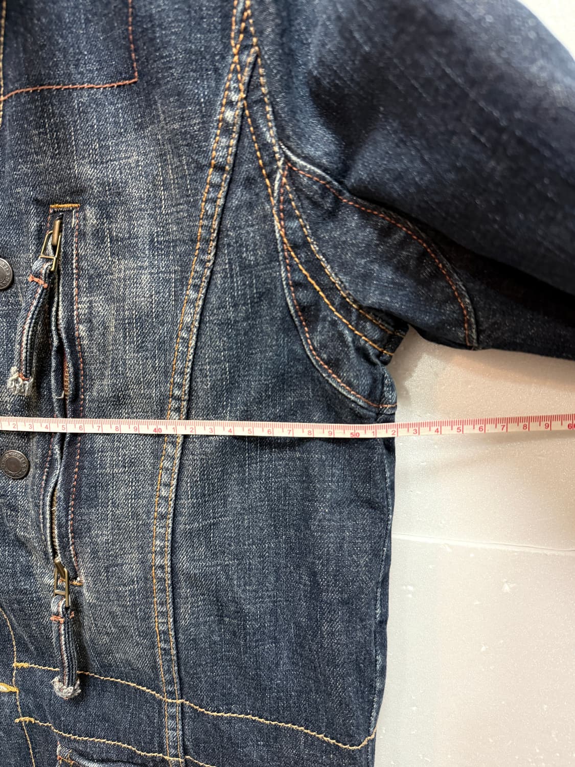 A|X 아르마니 익스체인지 데님 후드 자켓 S / 워싱 데님 자켓 / 남 상품이미지8